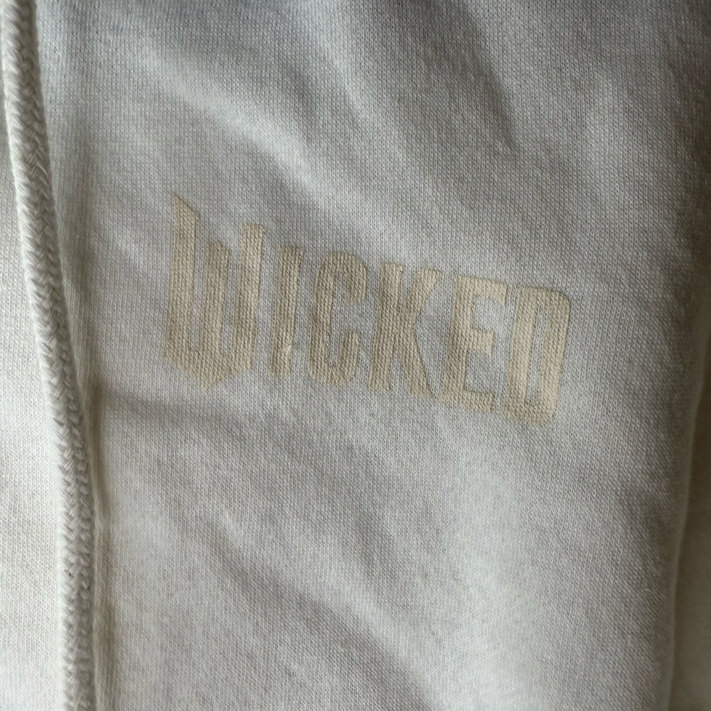 NWOT WICKED | Glow in the Dark & White Pearl-Embellished Women’s Hoodie - Picture 3 of 10